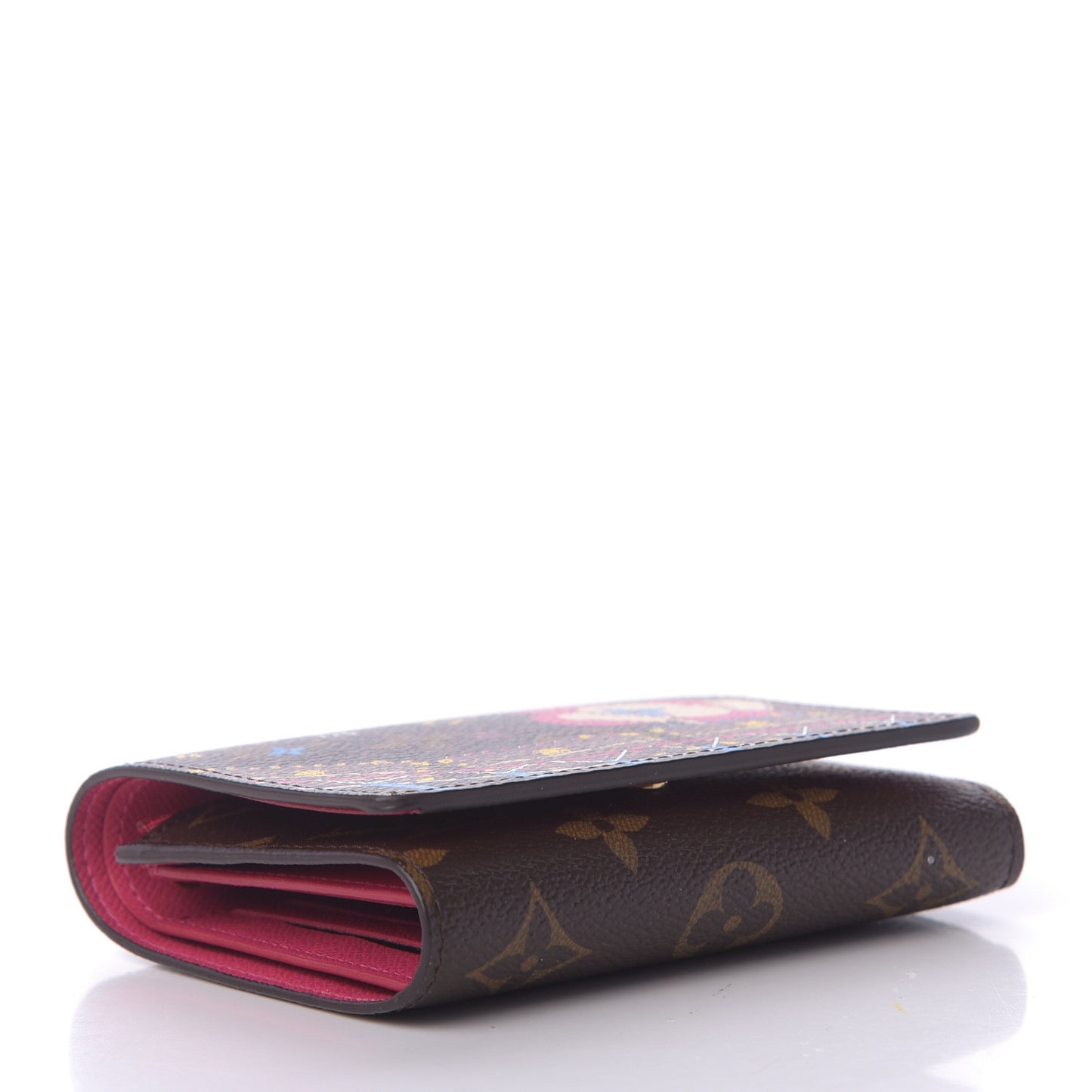 Monogram 2020 Christmas Animation Roller Coaster Victorine Wallet Pivoine