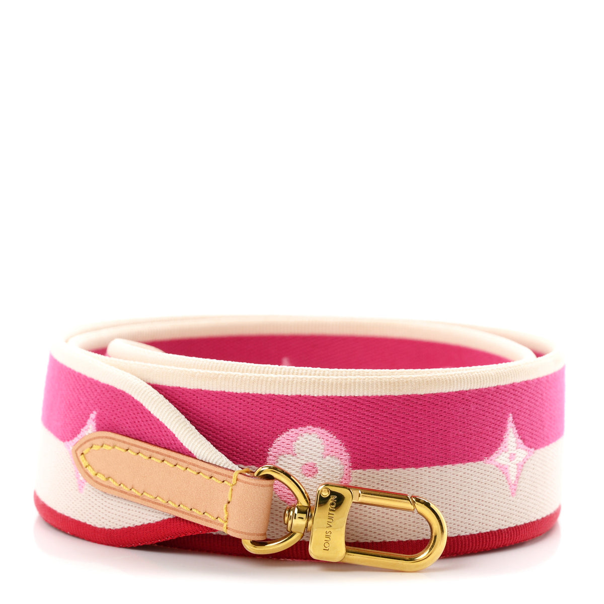 Louis Vuitton Jacquard Diane Shoulder Strap Fuchsia 1 of 3