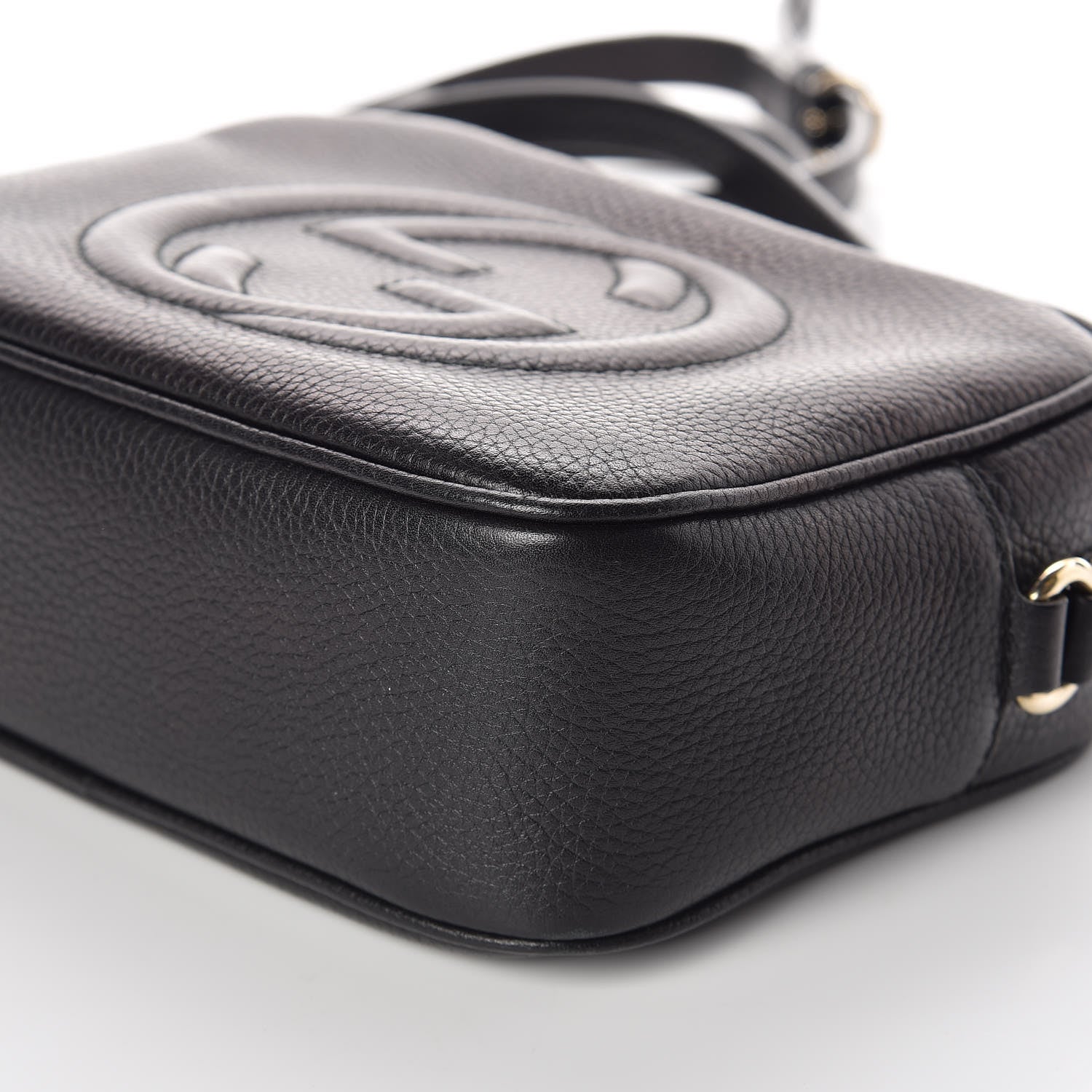 Gucci Pebbled Calfskin Small Soho Disco Bag Black 9 of 10