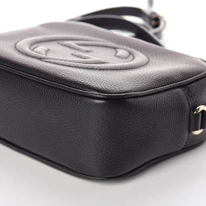 Gucci Pebbled Calfskin Small Soho Disco Bag Black 9 of 10