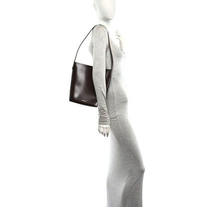 Mansur Gavriel Shiny Smooth Calfskin Small Everyday Cabas Brown 2 of 9