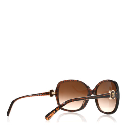 Chanel CC Tweed Effect Sunglasses 5174 Brown 4 of 8