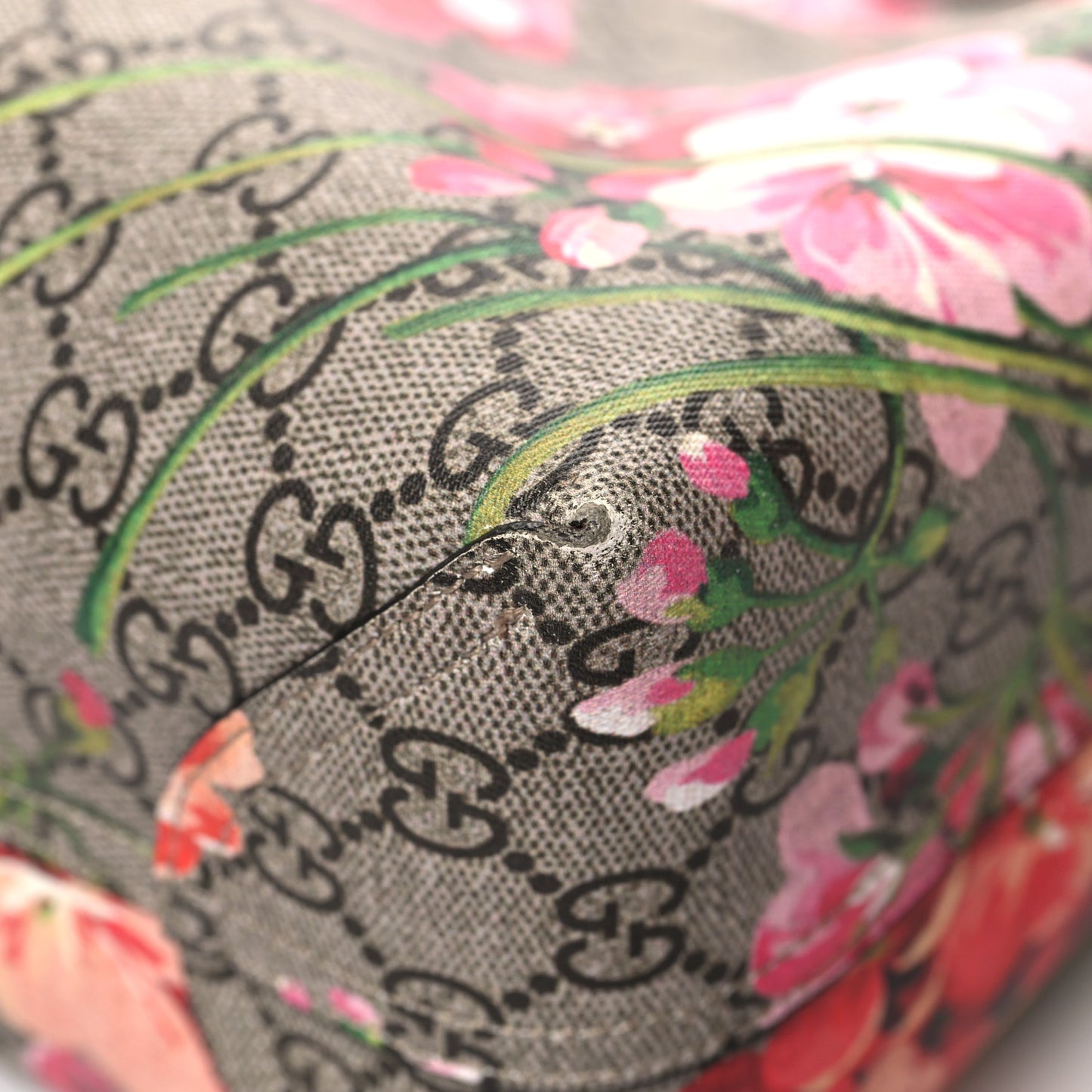 GG Supreme Monogram Blooms Medium Reversible Tote Beige Multicolor Dry Rose