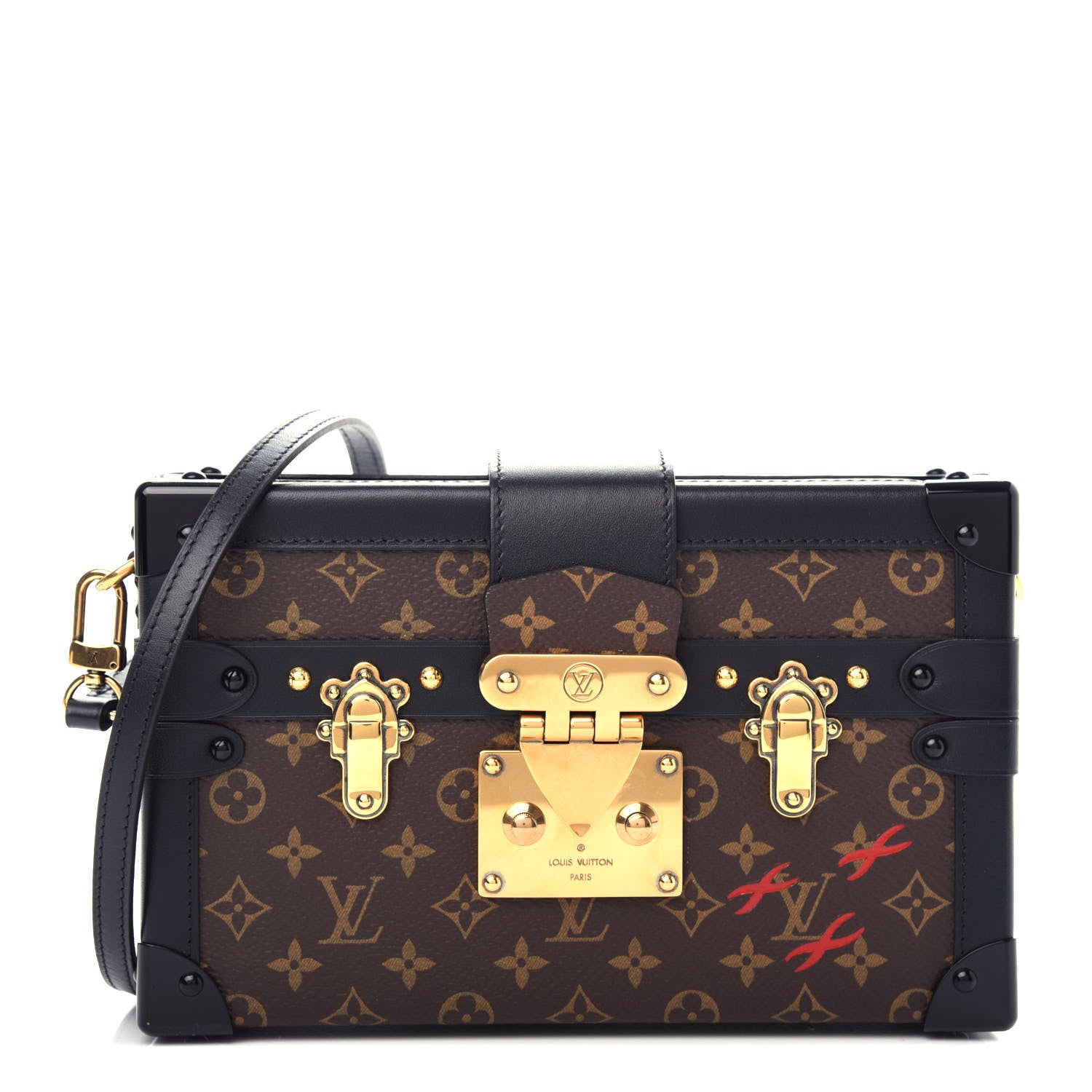 Louis Vuitton Monogram Petite Malle Black 1 of 9