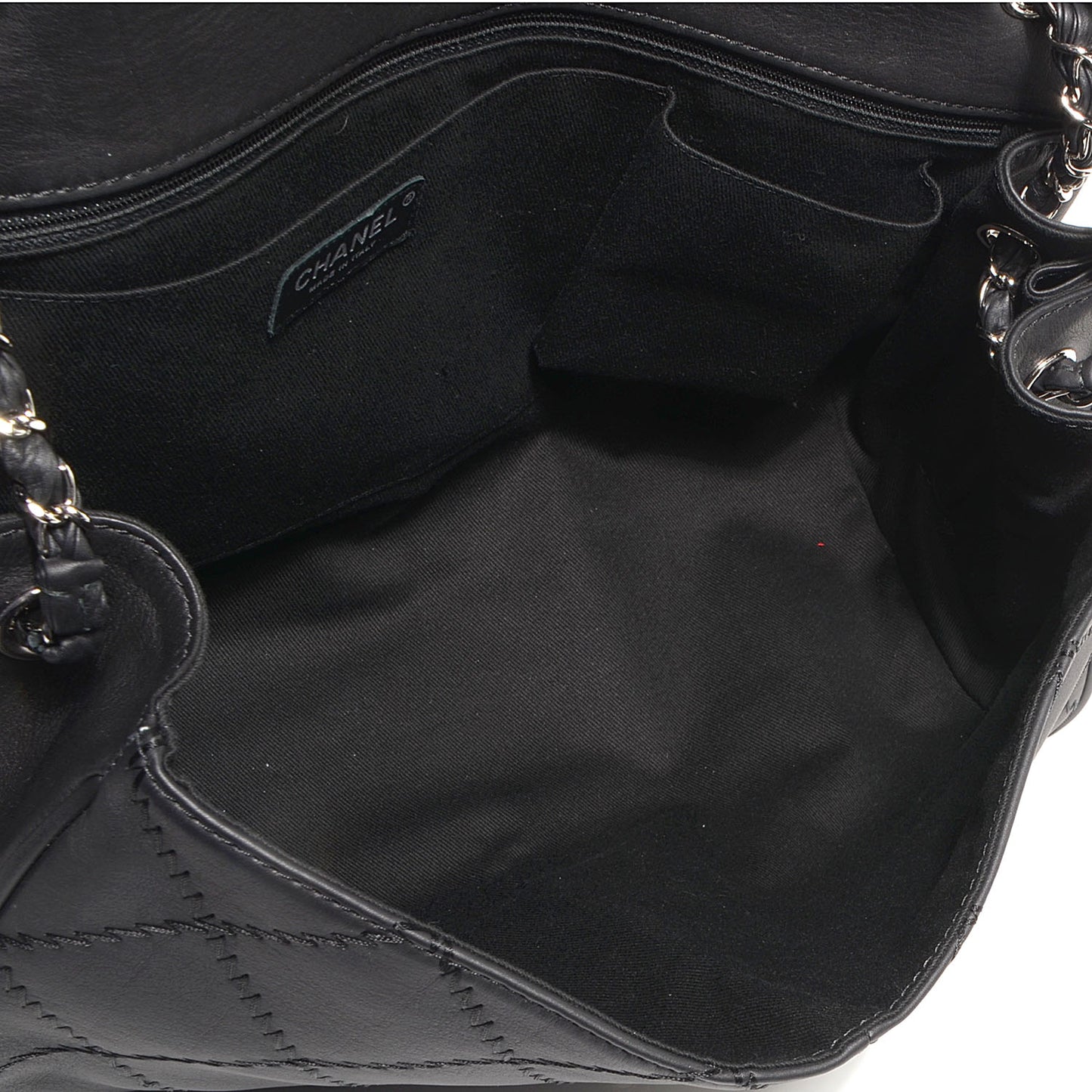 Calfskin Large Darjeeling Flap Black