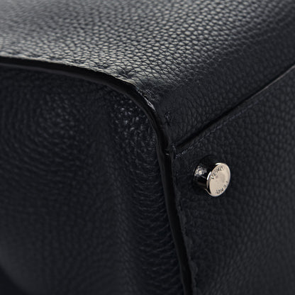 Fendi Cuoio Romano Selleria Bi-Color Large Mens Peekaboo Iconic Essential Satchel Lavagna Black 12 of 13
