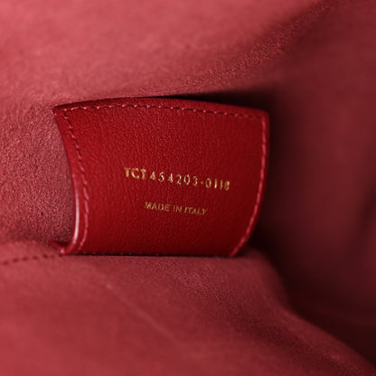 Saint Laurent Calfskin Large Shopping Tote Bordeaux 8 of 13