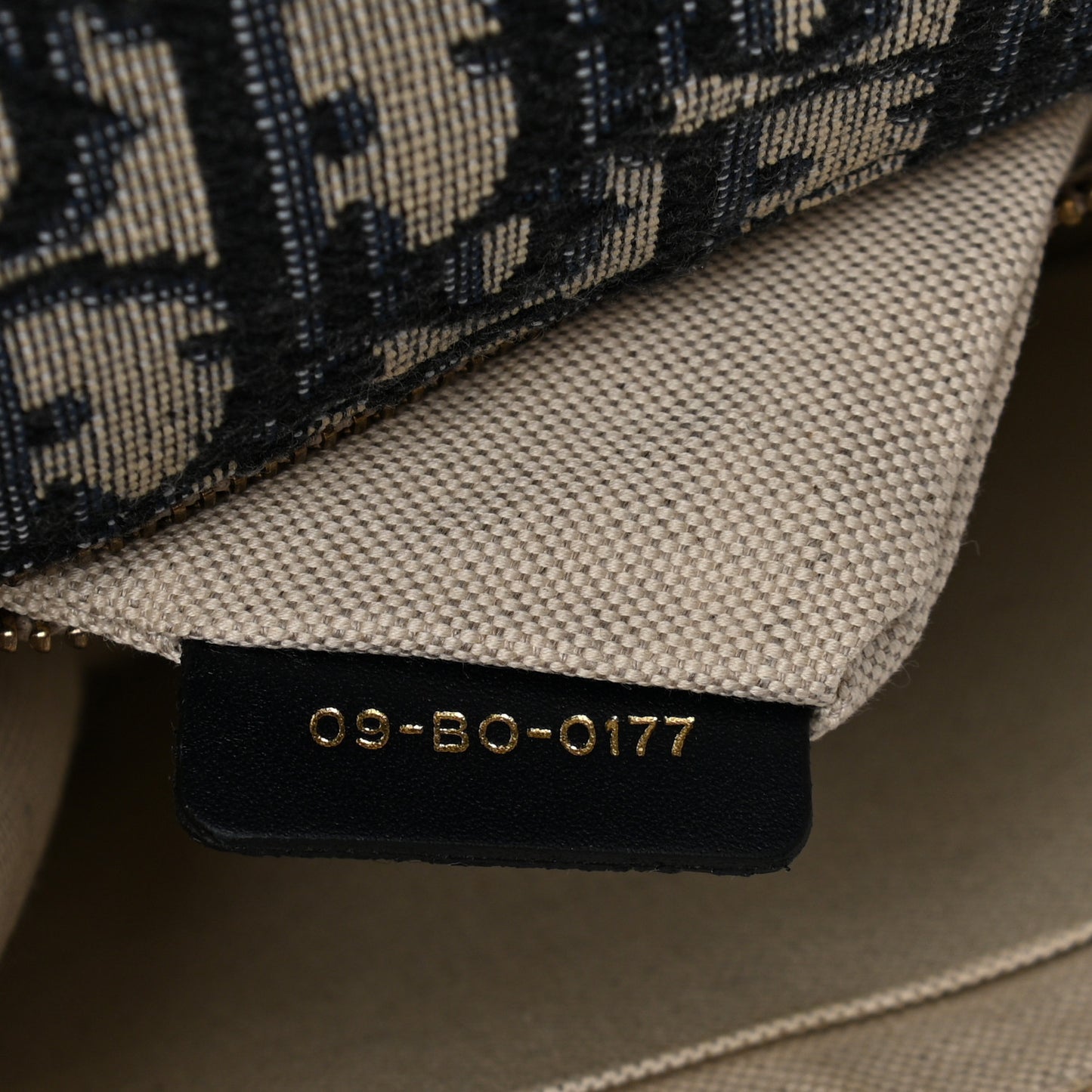 Oblique Small DiorAddict Flap Bag Navy Blue