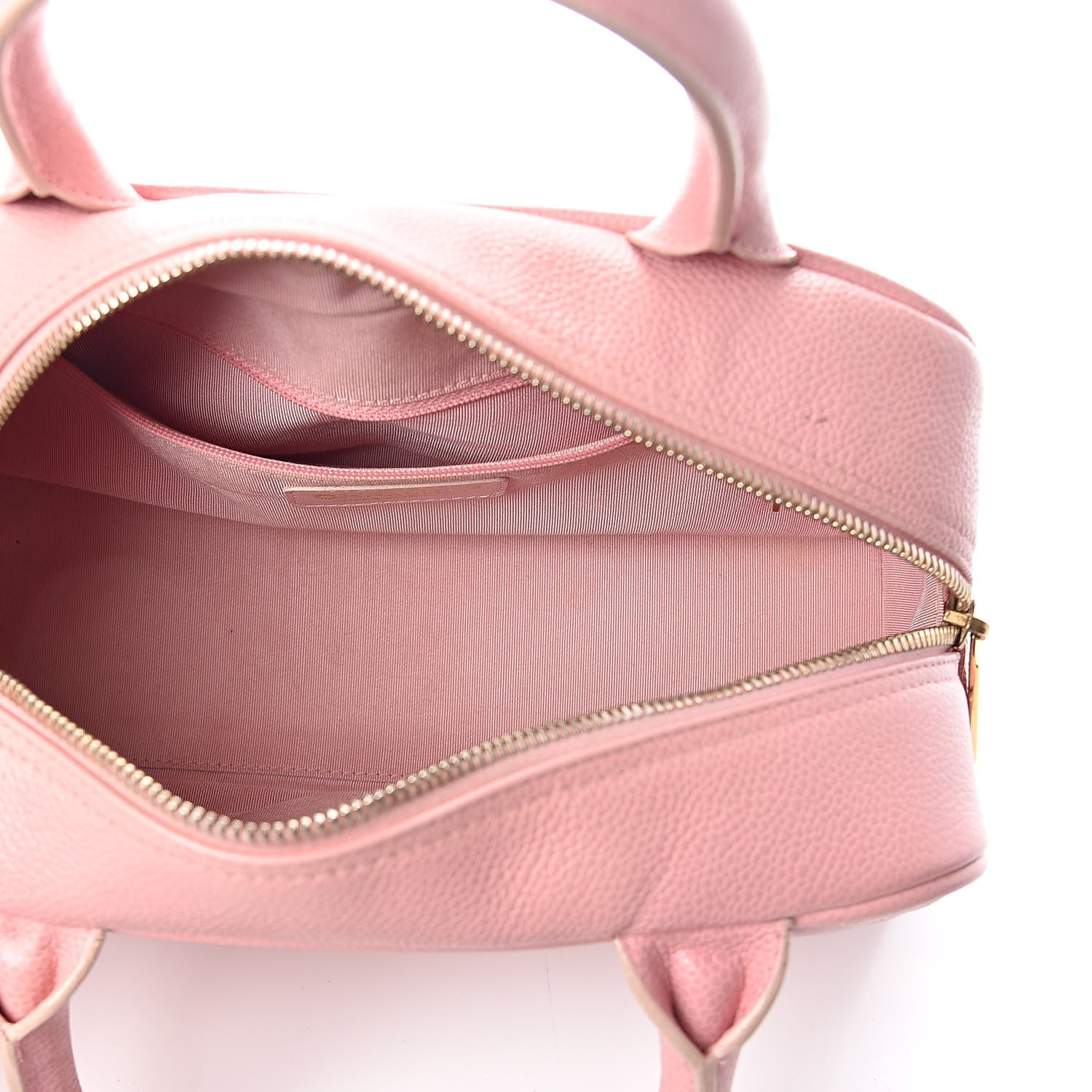 Chanel Caviar Quilted Small Bowler Pink 5 of 11