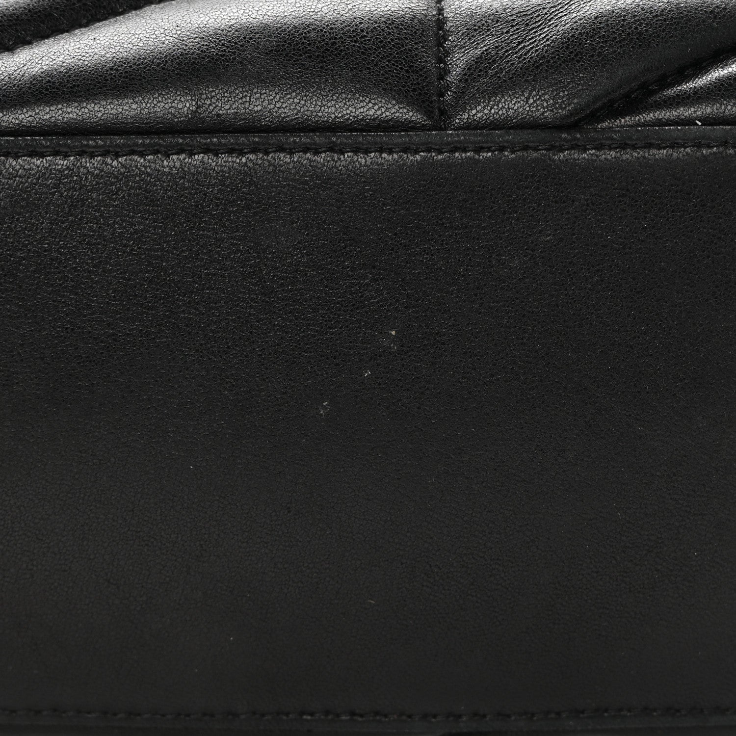 Saint Laurent Lambskin Quilted Small Loulou Puffer Monogram Chain Satchel Black 11 of 17