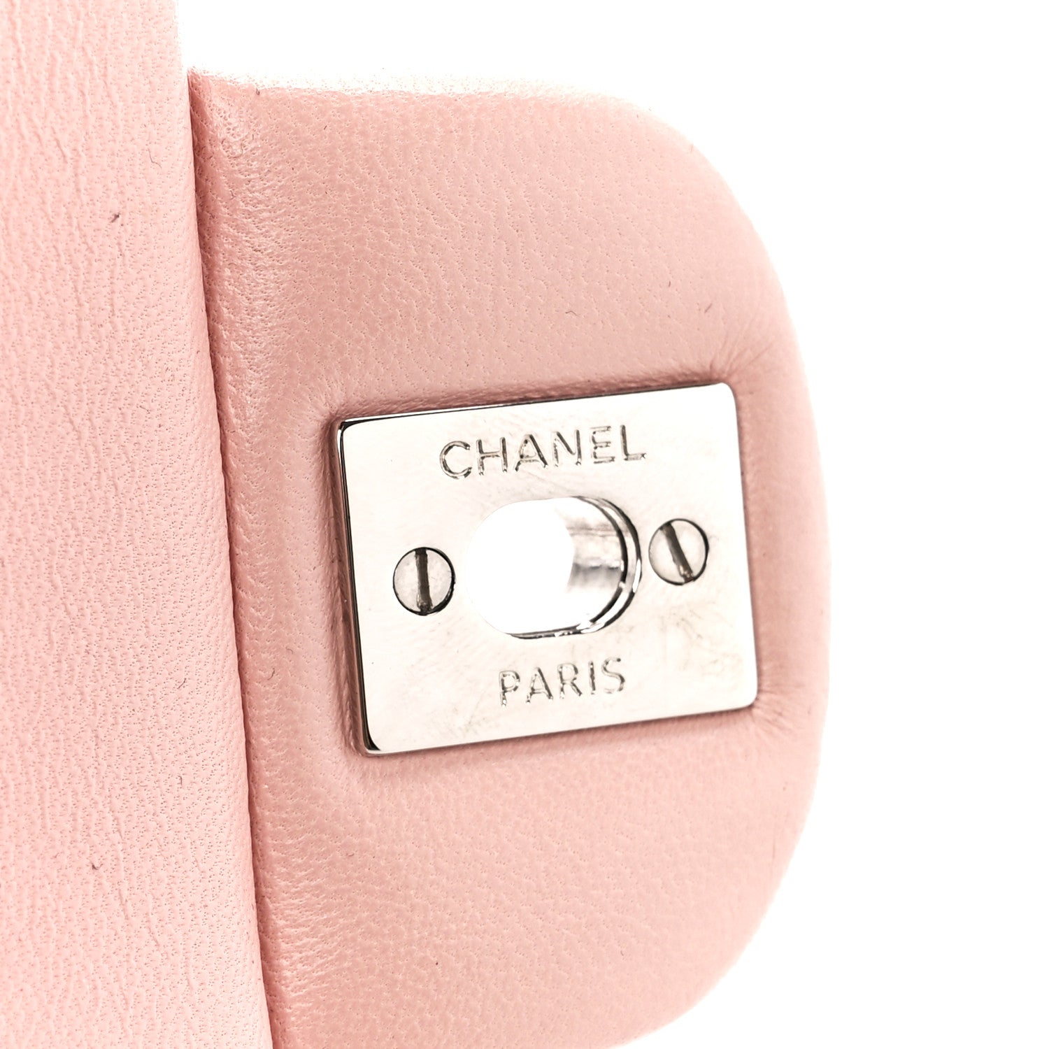 Chanel Sequin Striped Mini Flap Pink White 7 of 11