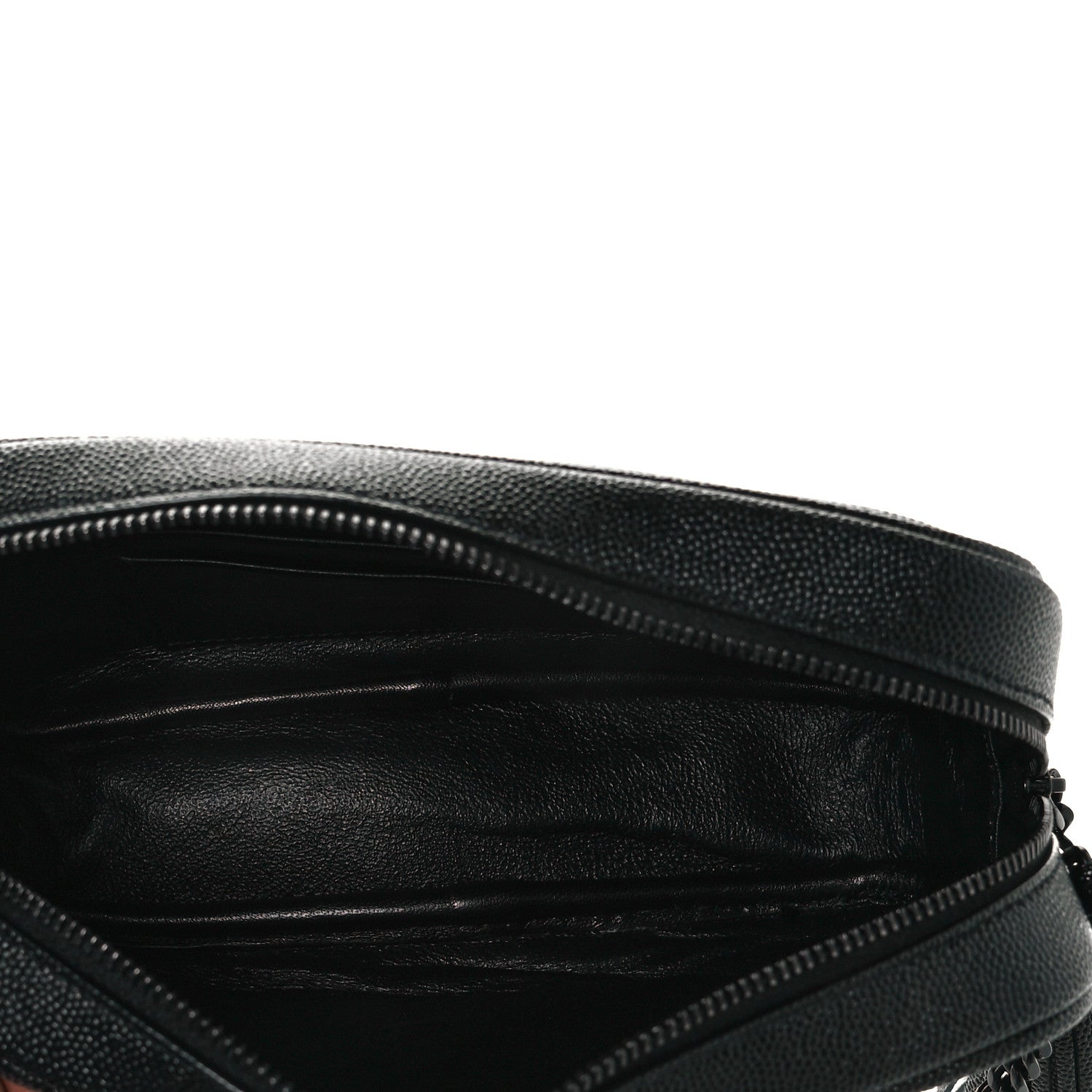 Saint Laurent Grain De Poudre Matelasse Monogram Mini Lou Camera Bag Black 6 of 8