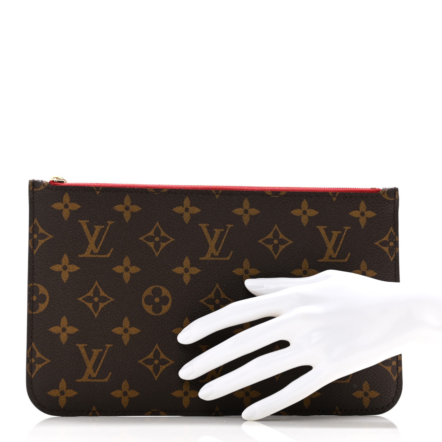 Louis Vuitton Monogram Neverfull MM GM Pochette Cherry 2 of 7
