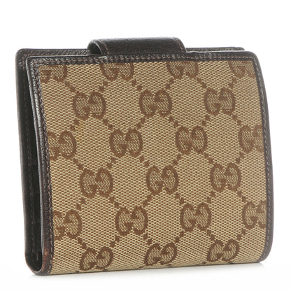 Gucci Monogram Abbey Compact Wallet Dark Brown 3 of 7