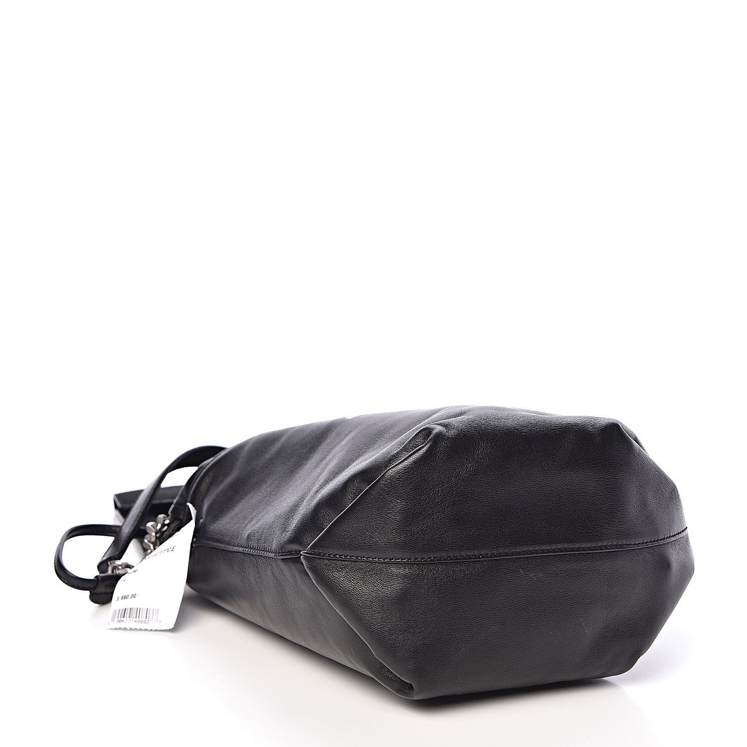 Saint Laurent Lambskin Small Teddy Bucket Bag Black 5 of 11