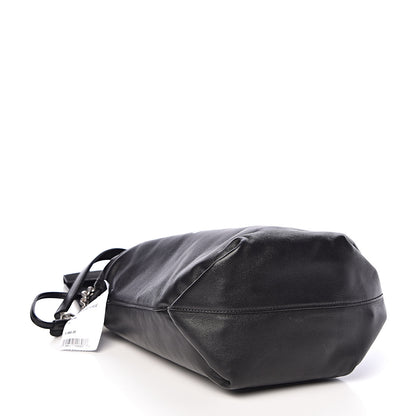 Saint Laurent Lambskin Small Teddy Bucket Bag Black 5 of 11