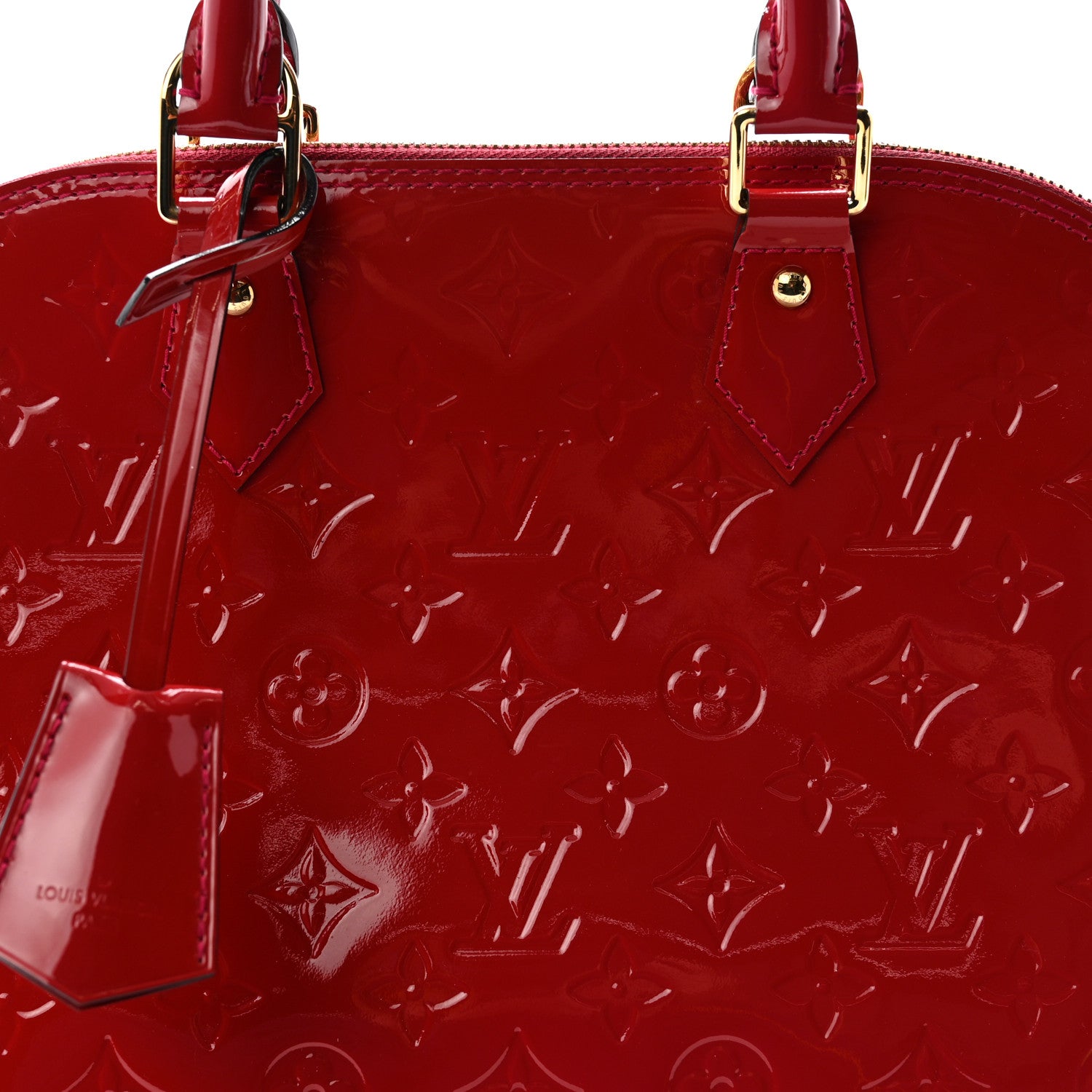 Louis Vuitton Vernis Alma PM Cherry 7 of 9