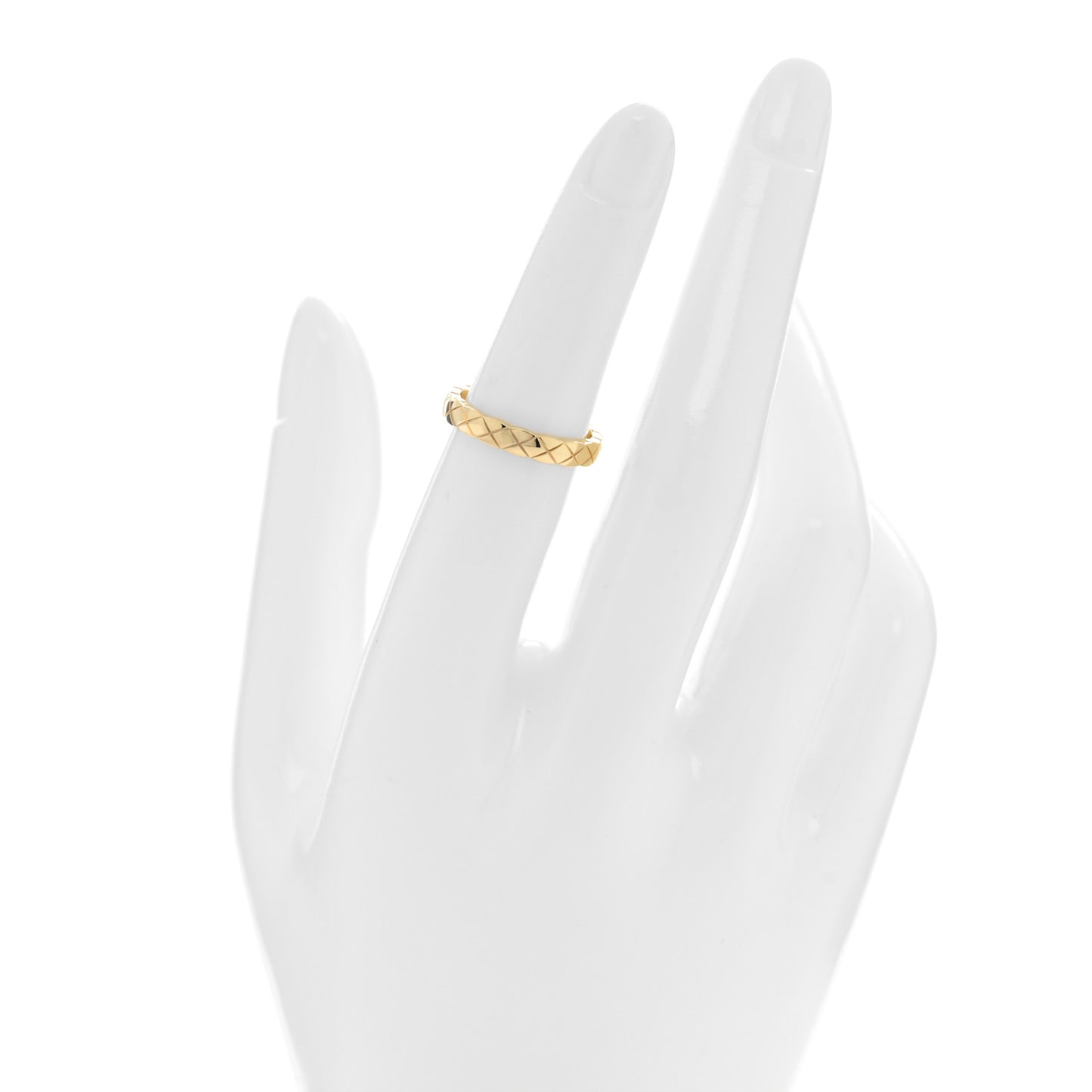 18K Yellow Gold Mini Coco Crush Ring 50 5.25