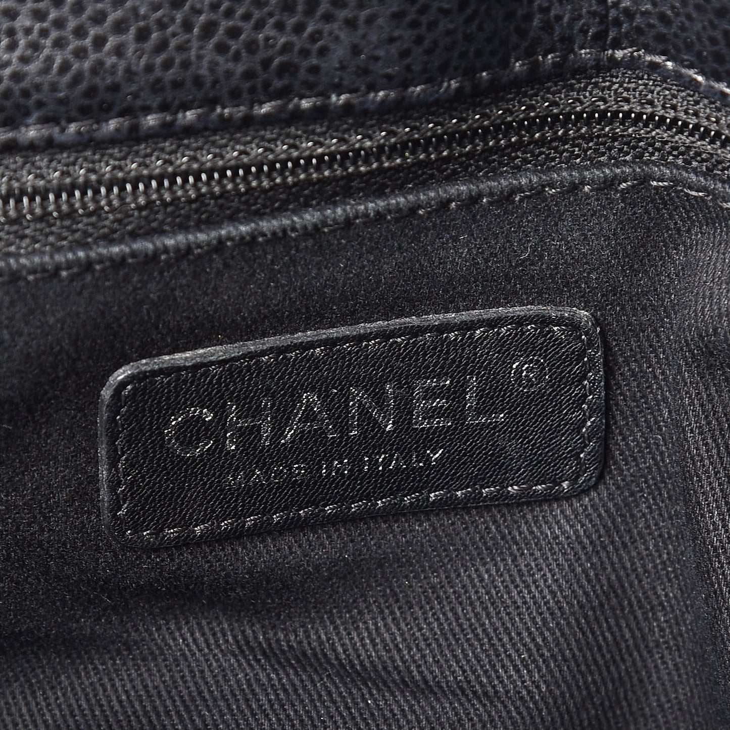 Caviar Quilted Timeless CC Soft Tote Black