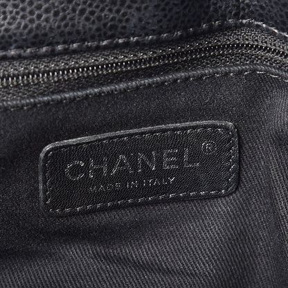 Chanel Caviar Quilted Timeless CC Soft Tote Black 6 of 14
