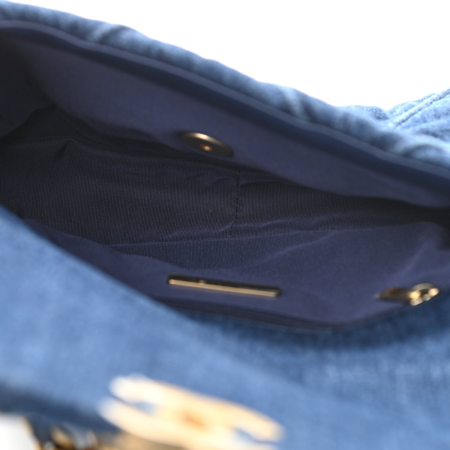 Chanel Denim Quilted Medium Chanel 19 Flap Blue 4 of 10