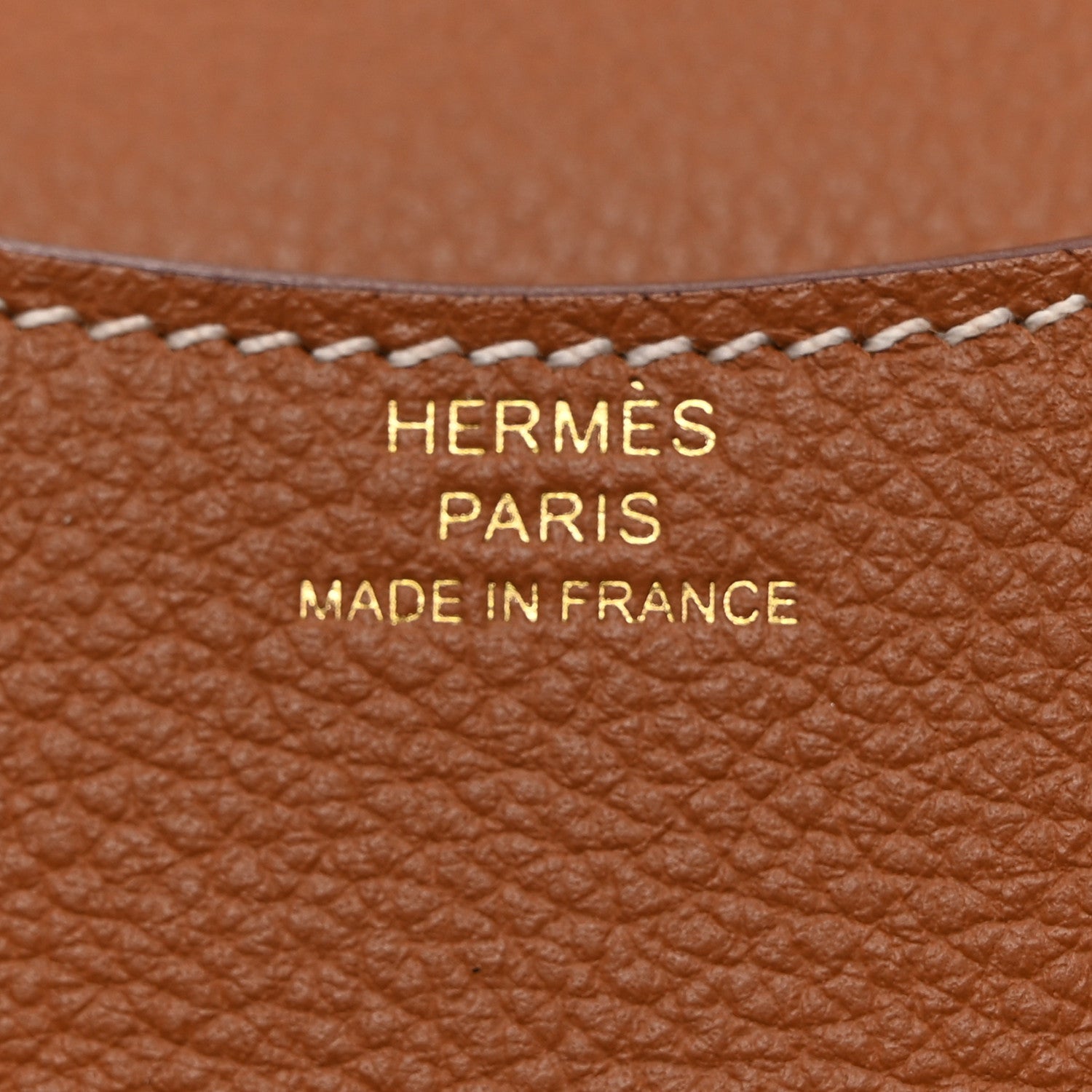 Hermes Evercolor Constance Slim Wallet Gold 7 of 12