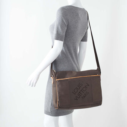 Louis Vuitton Damier Geant Messenger Bag Terre 2 of 8