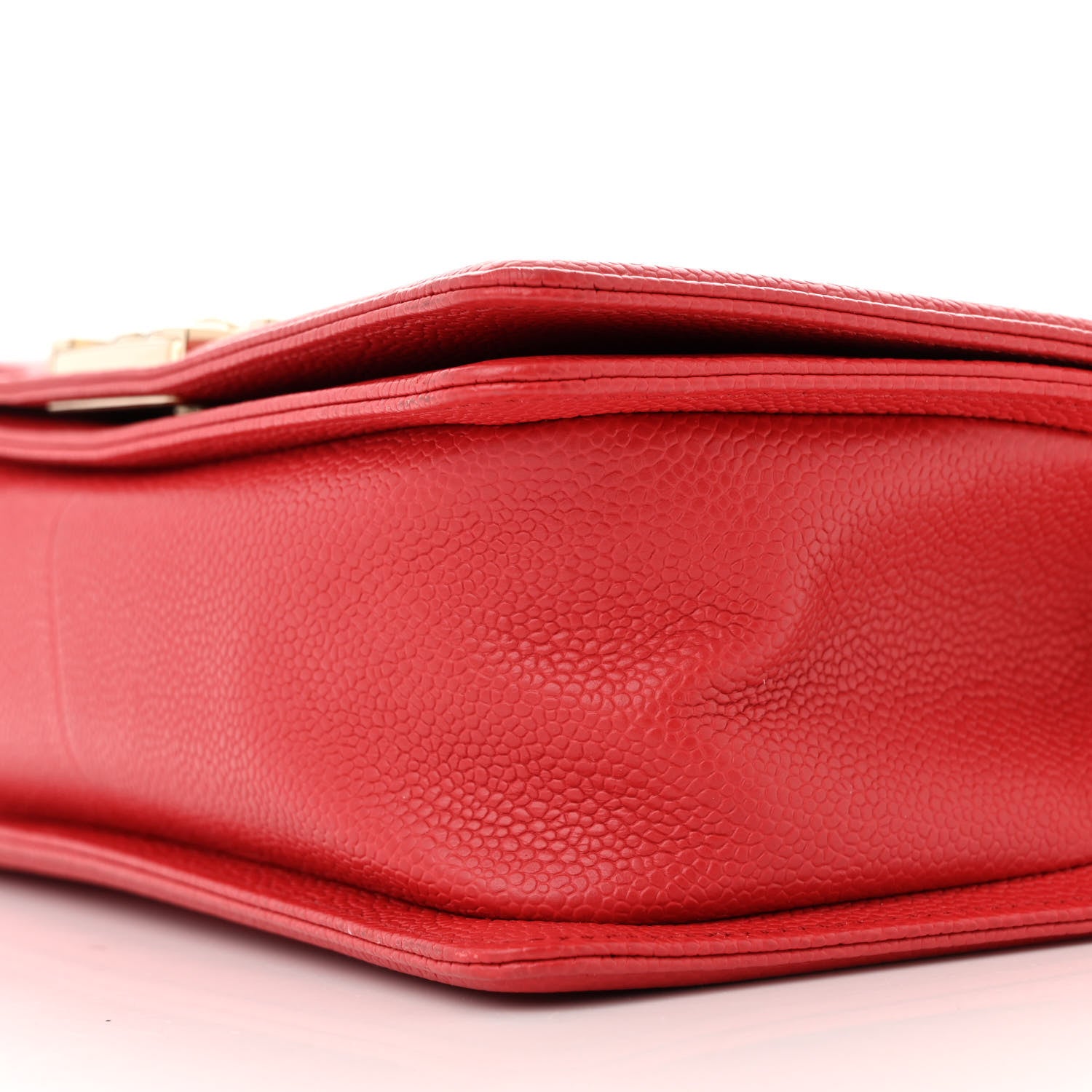 Chanel Caviar Quilted Medium Boy Flap Dark Pink 10 of 12