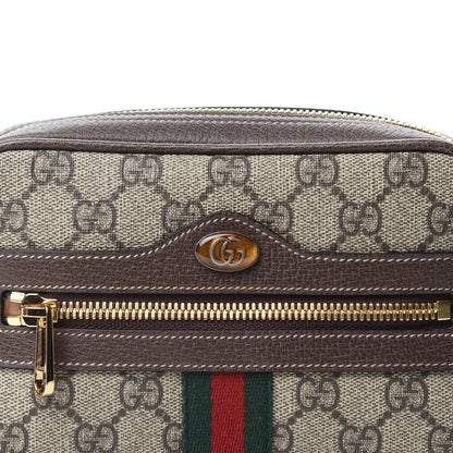 Gucci GG Supreme Monogram Web Small Ophidia Belt Bag 75 30 Dark Brown 11 of 12