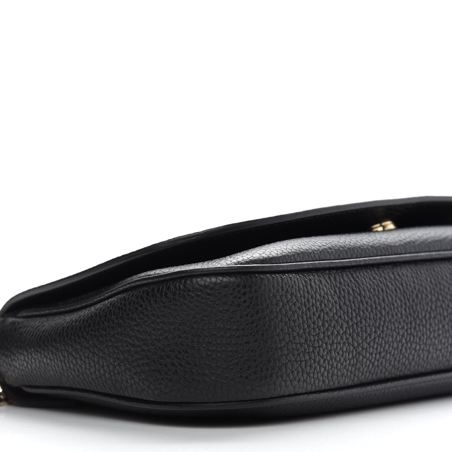 Gucci Pebbled Calfskin Medium Soho Flap Crossbody Black 8 of 11