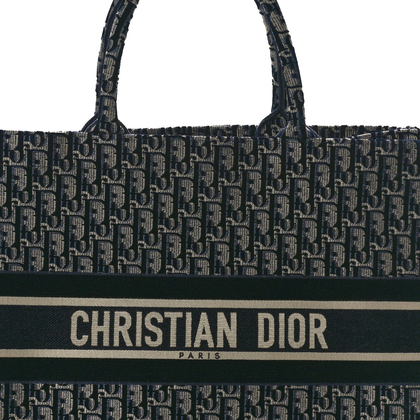Oblique Large Book Tote Blue Multicolor