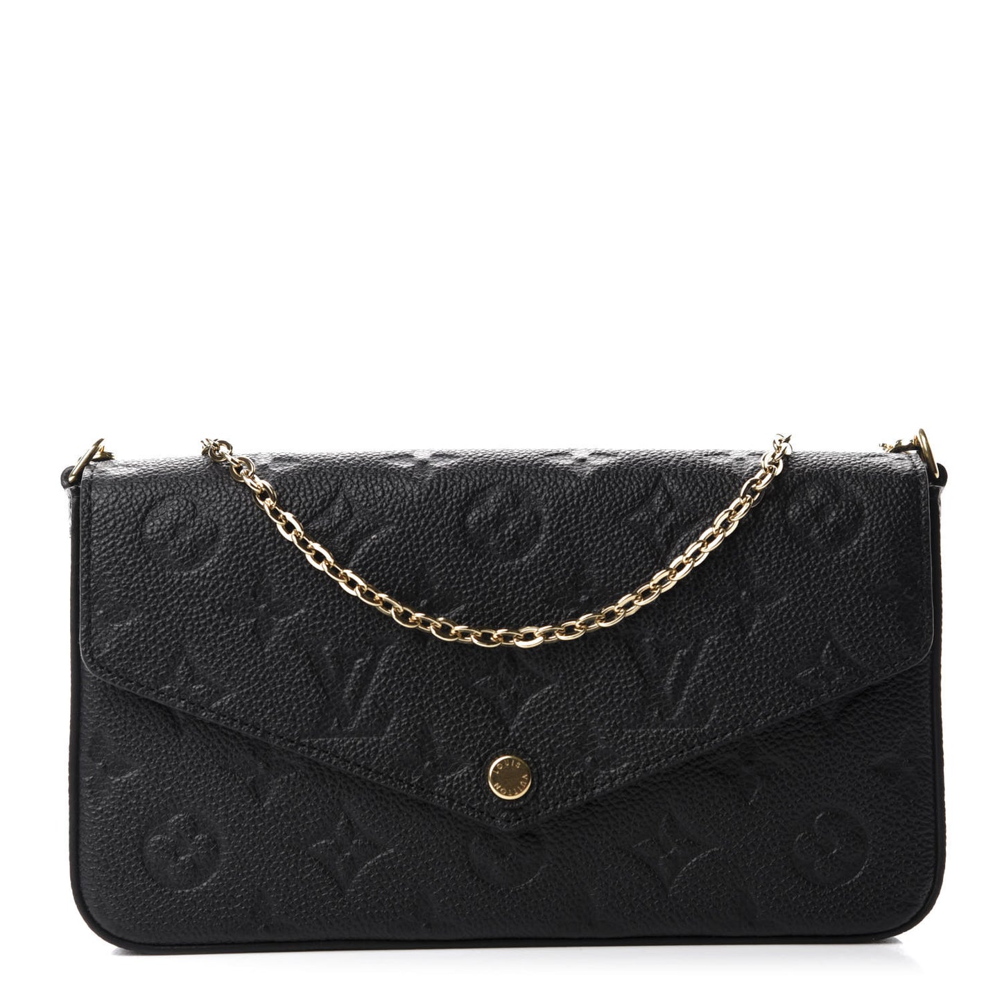 Empreinte Pochette Felicie Chain Wallet Black