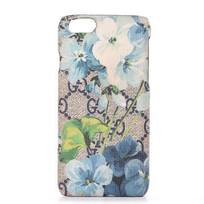 Gucci GG Supreme Monogram Blooms Print iPhone 6 Case Blue 1 of 6