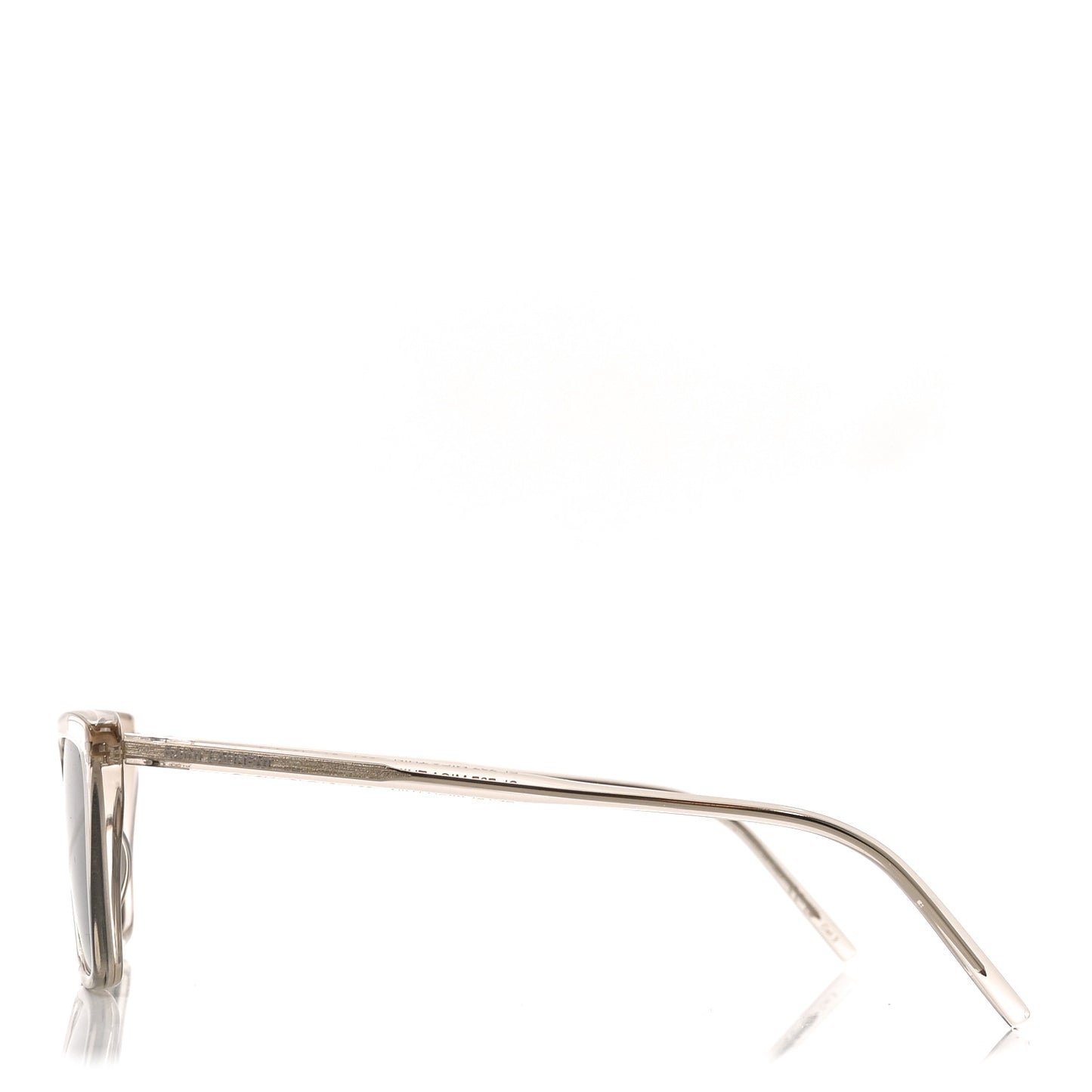 Acetate Cat Eye Mica Thin SL 737 Sunglasses Translucent Beige