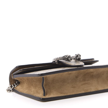 Gucci GG Supreme Monogram Super Mini Dionysus Shoulder Bag Taupe 6 of 12