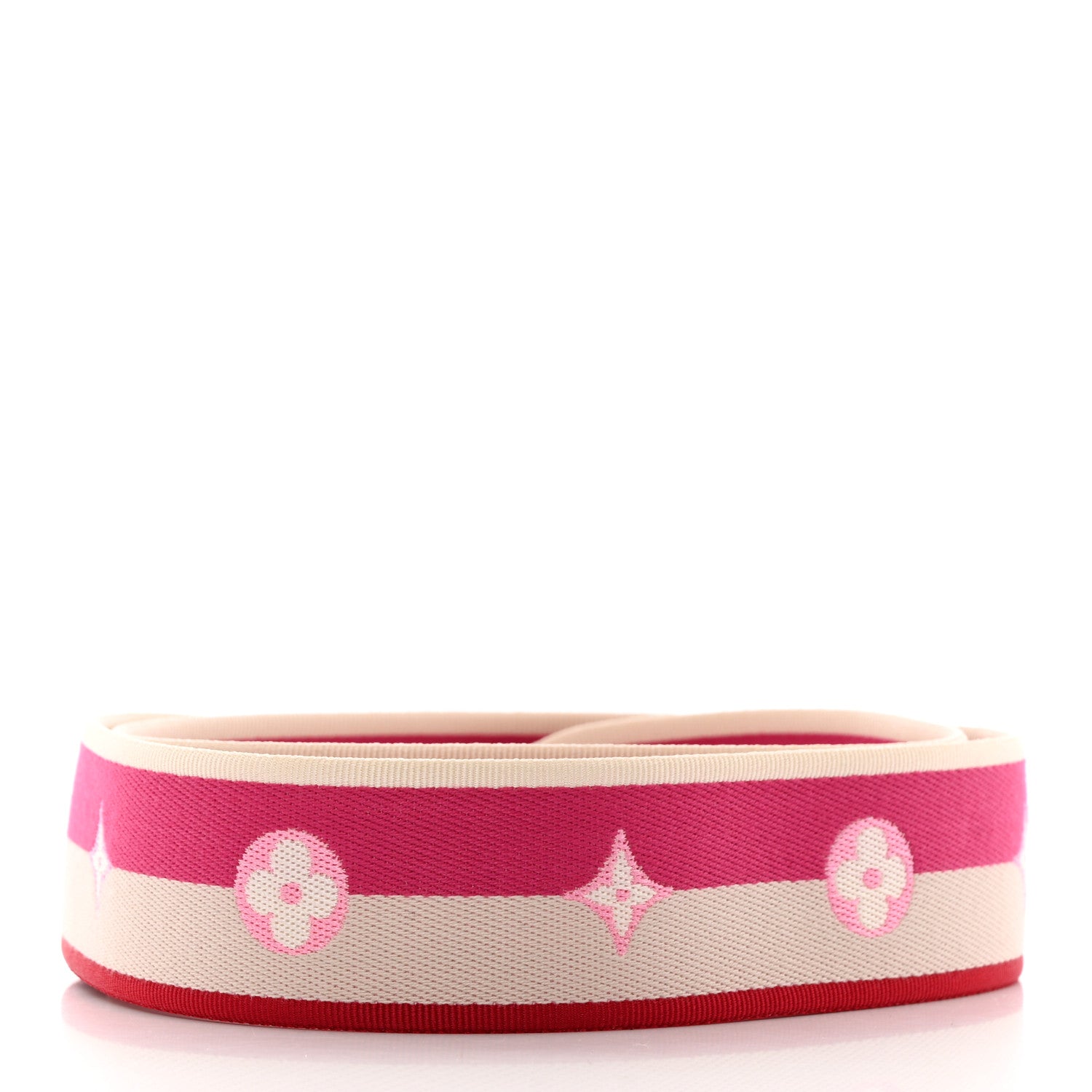 Louis Vuitton Jacquard Speedy Bandouliere 20 Shoulder Strap Fuchsia 2 of 4