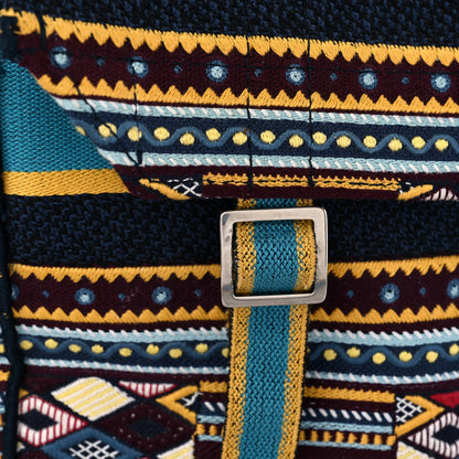 Christian Dior Canvas Embroidered Diorcamp Messenger Vert Multicolor 14 of 14