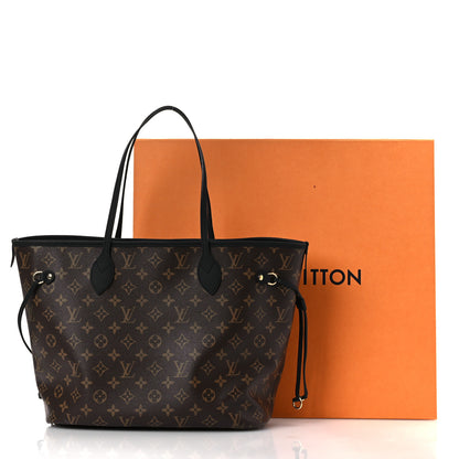 Louis Vuitton Monogram Calfskin Neo Neverfull Inside Out MM Black 19 of 19