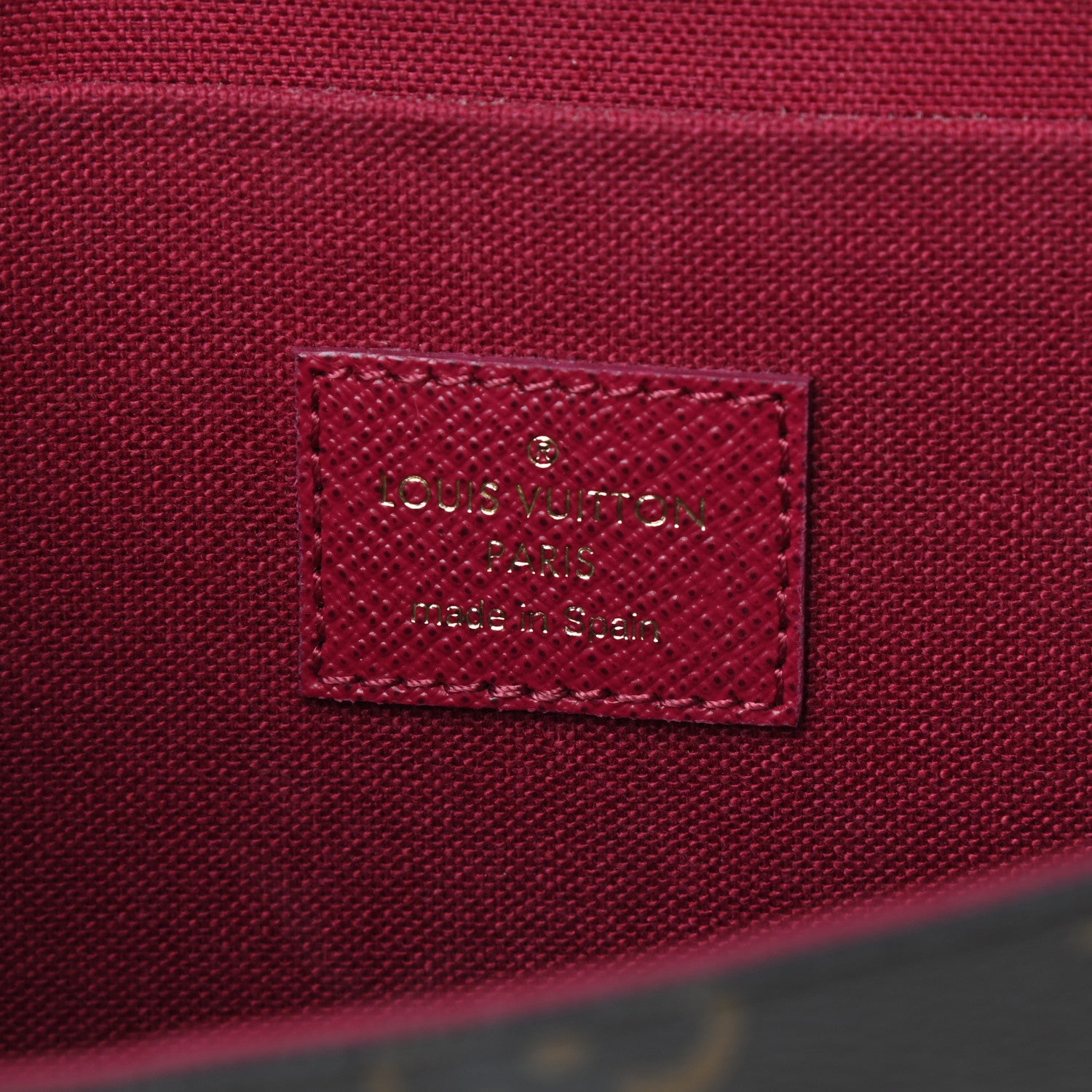 Louis Vuitton Monogram Pochette Felicie Chain Wallet Fuchsia 6 of 8