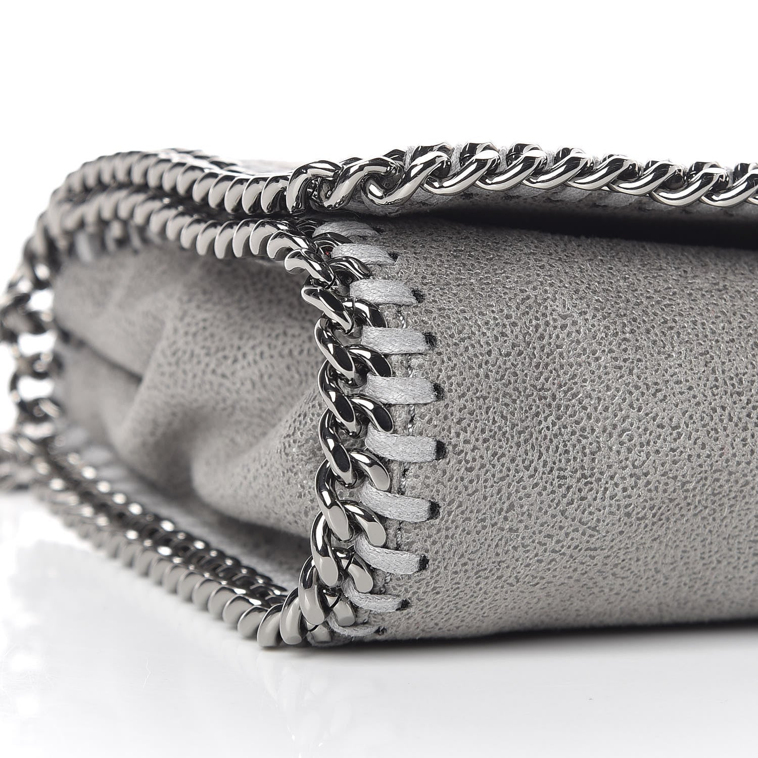 Stella McCartney Shaggy Deer Falabella Crossbody Bag Light Grey 8 of 9