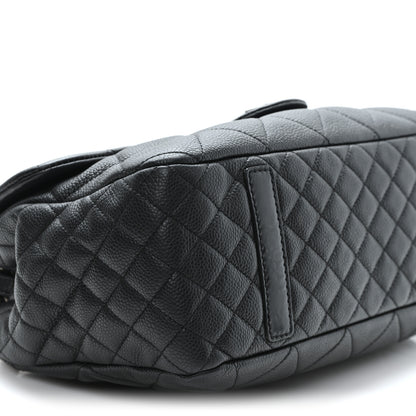 Chanel Caviar Quilted Coco Casual Flap Black 9 of 10