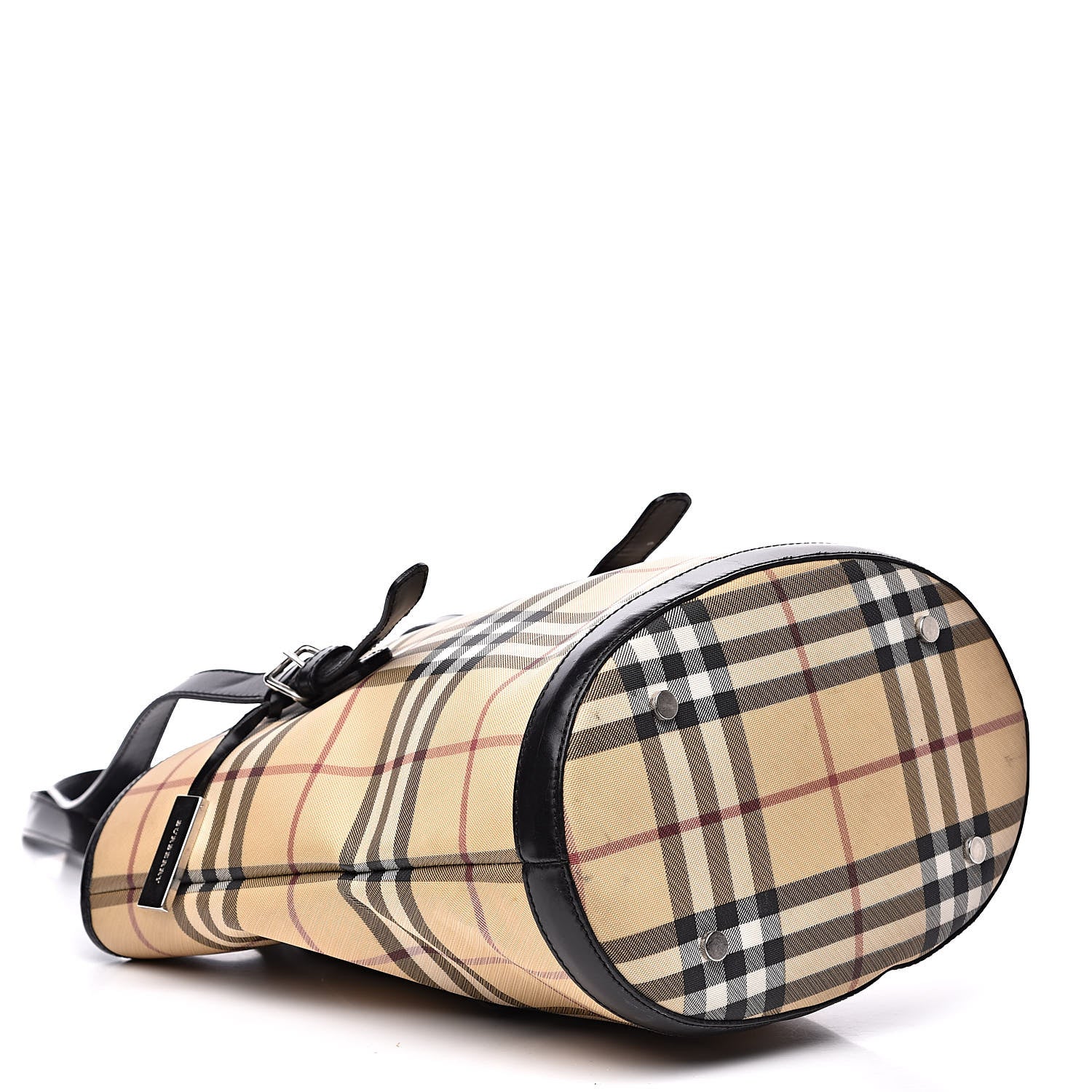 Burberry House Check Bucket Bag Black 4 of 14