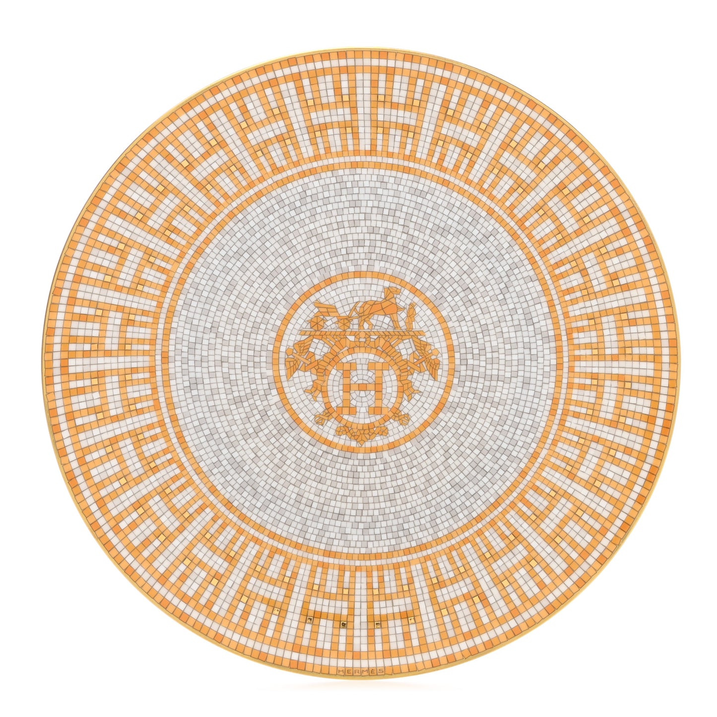 Porcelain Mosaique au 24 Dessert Plate 8.3