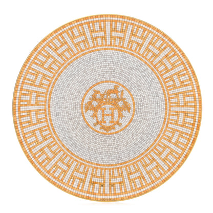 Hermes Porcelain Mosaique au 24 Dessert Plate 8.3 1 of 6