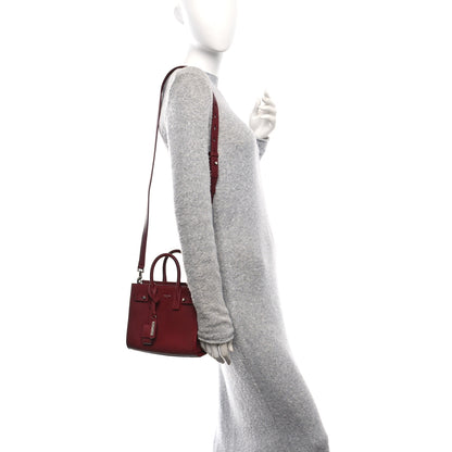 Saint Laurent Grained Calfskin Nano Sac De Jour Souple Palissandre 2 of 11