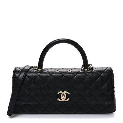 Chanel Caviar Quilted Maxi East West Coco Handle Flap Black 1 of 10
