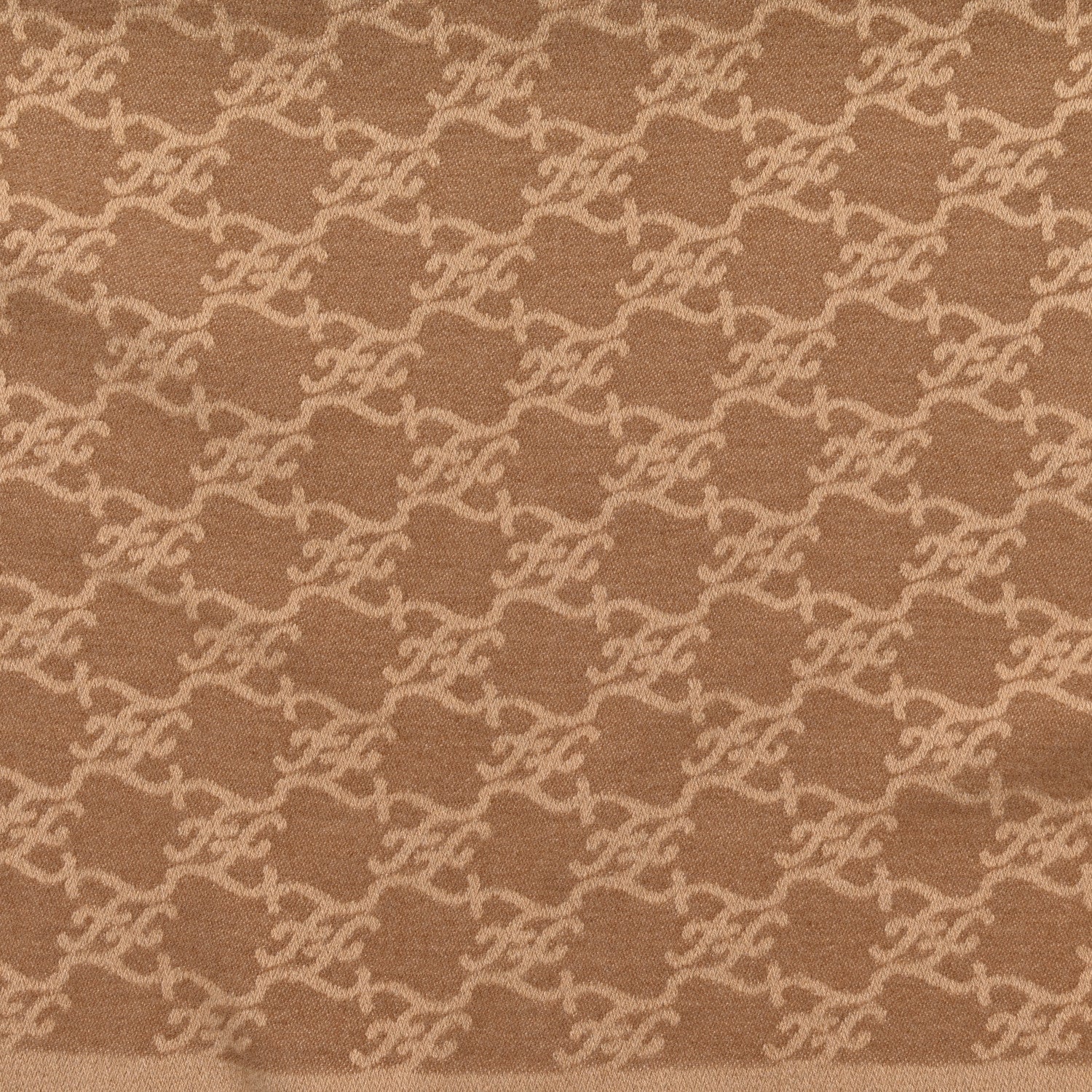 Fendi Wool Cashmere FF Karligraphy Poncho Camel 3 of 3
