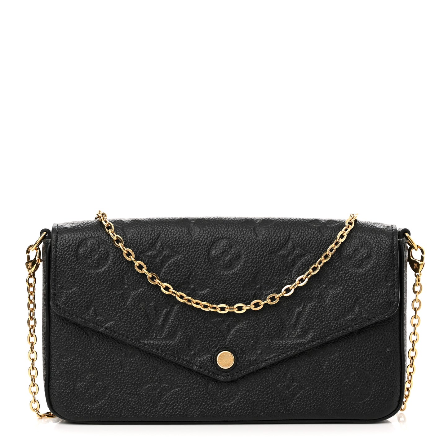 Empreinte Pochette Felicie Chain Wallet Black
