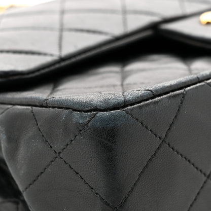 Chanel Lambskin Quilted Small Double Flap Black 11 of 14