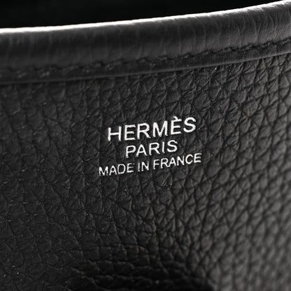 Hermes Taurillon Clemence Evelyne III PM Black 6 of 12
